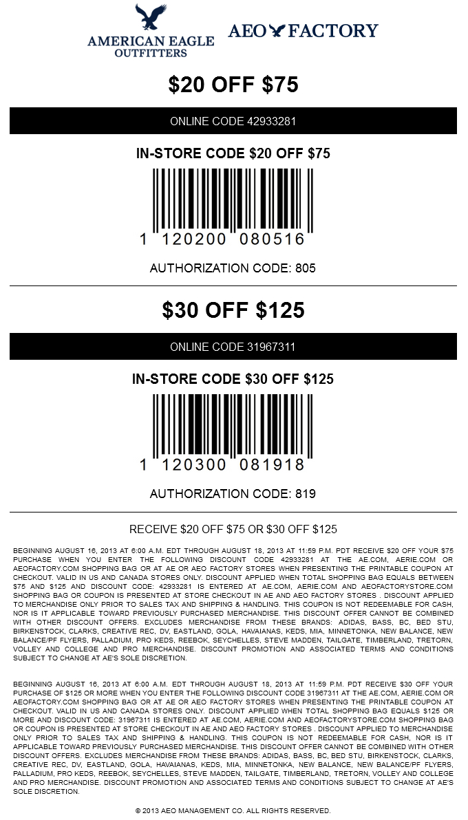 Pinned August 30Th Extra 50 Off At American Eagle Outfitters Free