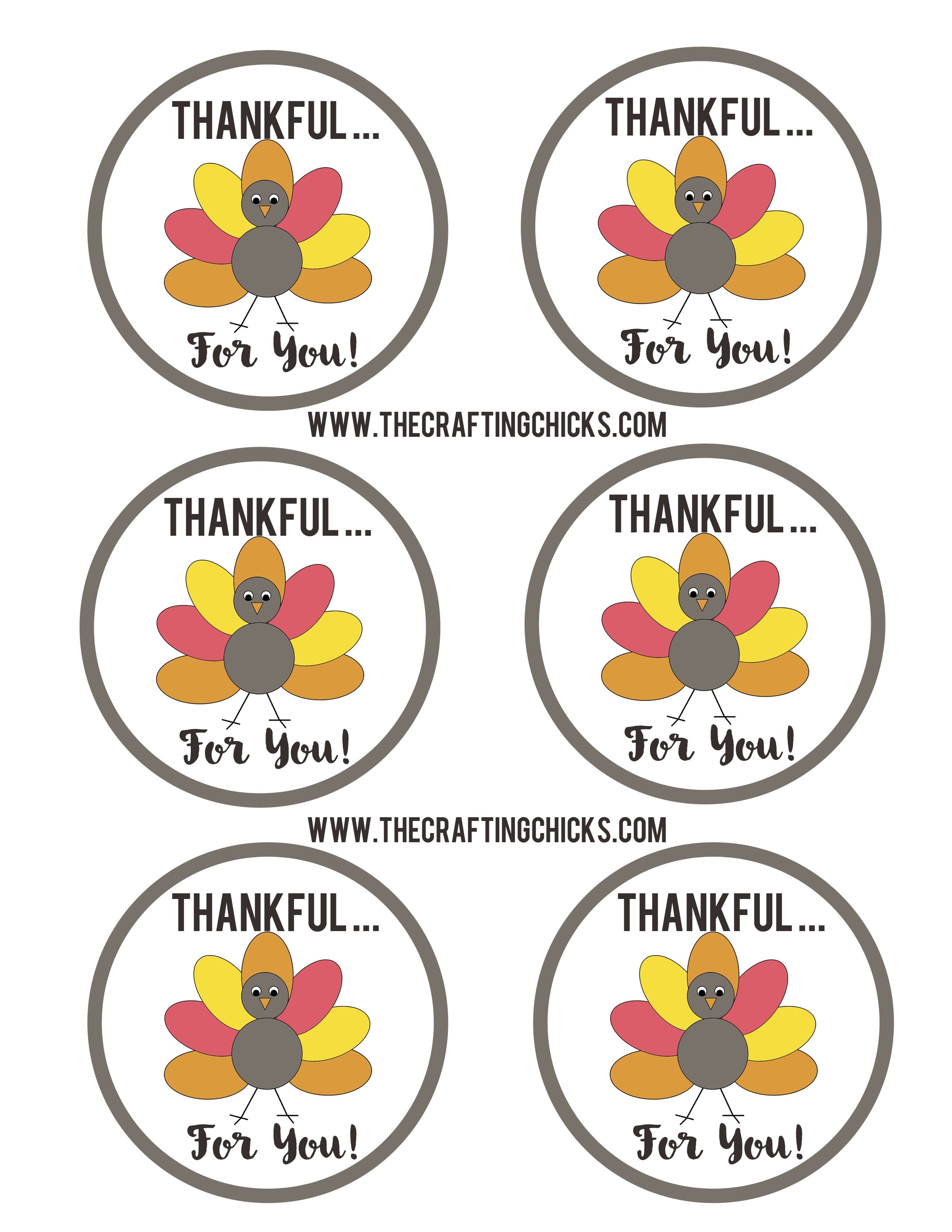 Pinstephanie Pirkle On School | Free Thanksgiving Printables - Thankful For You Free Printable Tags