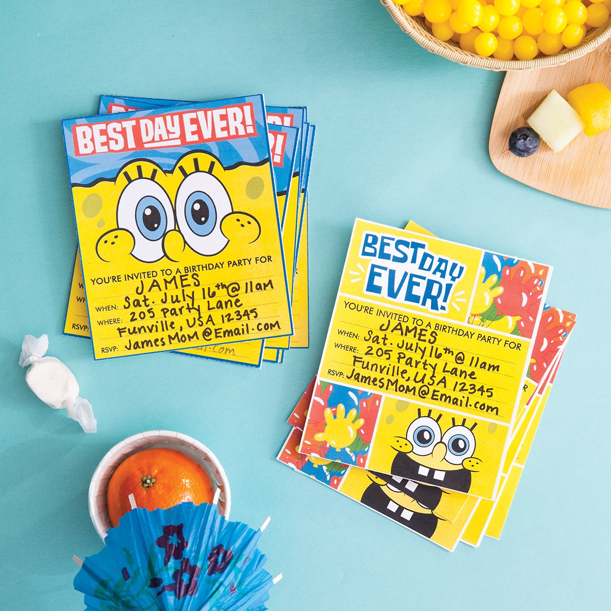 Plan A Spongebob Squarepants Party | Nickelodeon Parents - Spongebob Free Printable Invitations