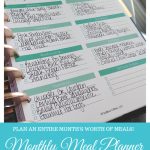 Planning Your Family's Weekly Menu + Free Printable! | Spilled Glitter   Create A Menu Free Printable