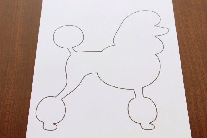 Free Printable Poodle Template