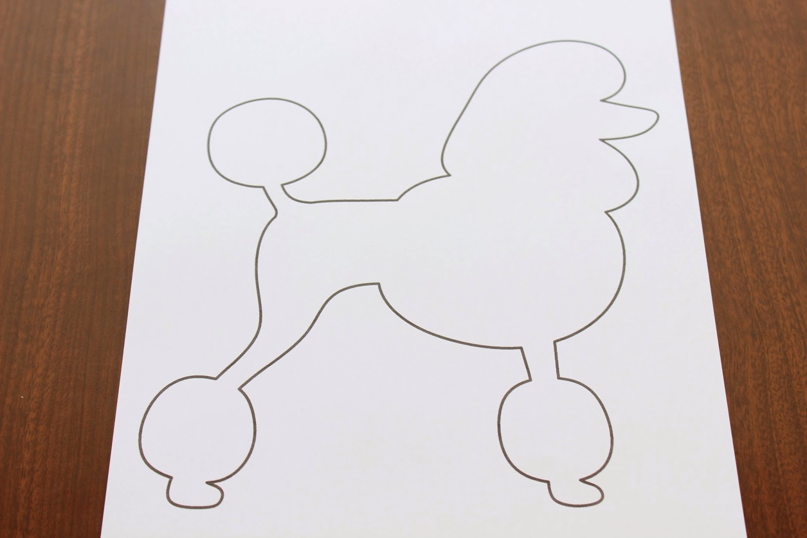 Poodle Template For Poodle Skirt