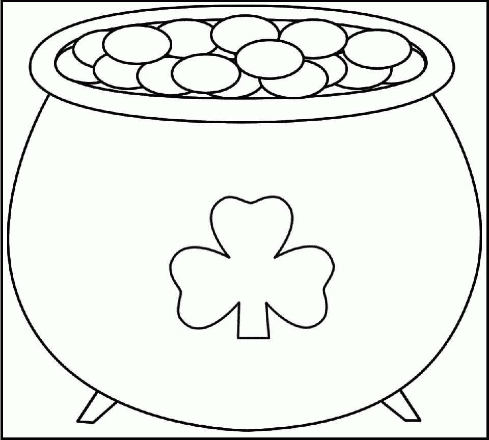 Pot Of Gold Coloring Page Beautiful Top 25 Free Printable St Patrick - Free Printable Pot Of Gold Coloring Pages