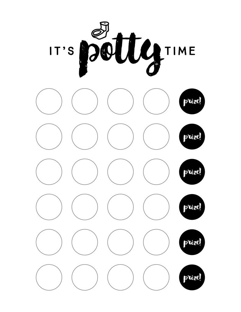 Printable Potty Training Chart - Bitz & Giggles - Free Printable Potty