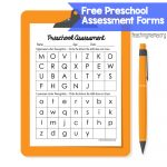 Preschool Assessment Forms   Teaching Mama   Preschool Assessment Forms Free Printable