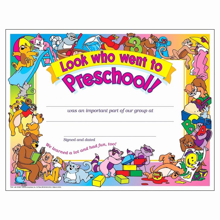 Free Printable Children's Certificates Templates