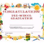 Preschool Graduation Certificate Template Free | ⇢Kindergarten   Free Printable Children&#039;s Certificates Templates