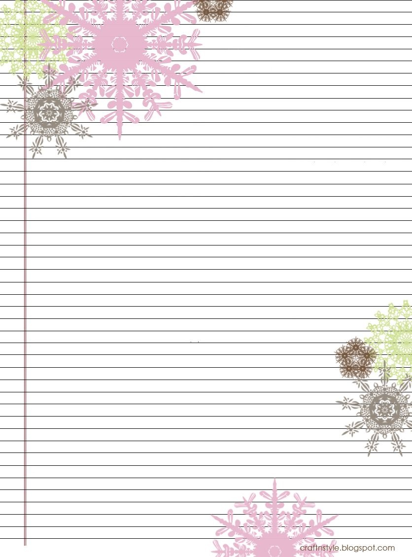 Free Printable Lined Stationery Free Printable