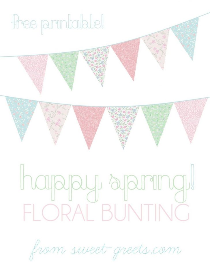 Baby Shower Bunting Free Printable