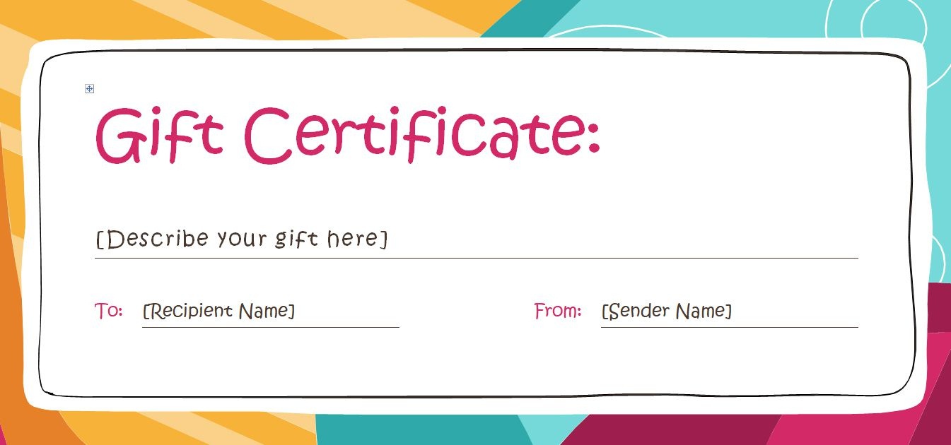 Print Gift Certificates Free Templates - Tutlin.psstech.co - Free Printable Gift Certificates