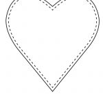 Print Out These 6 Sweet And Free Heart Templates | Paper | Heart   Free Printable Hearts