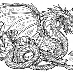 Print Realistic Dragon Chinese Dragon Coloring Pages | Adult   Free Printable Chinese Dragon Coloring Pages