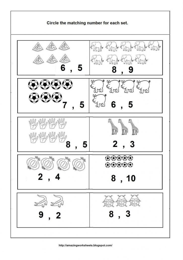 Free Printable Kindergarten Math Activities