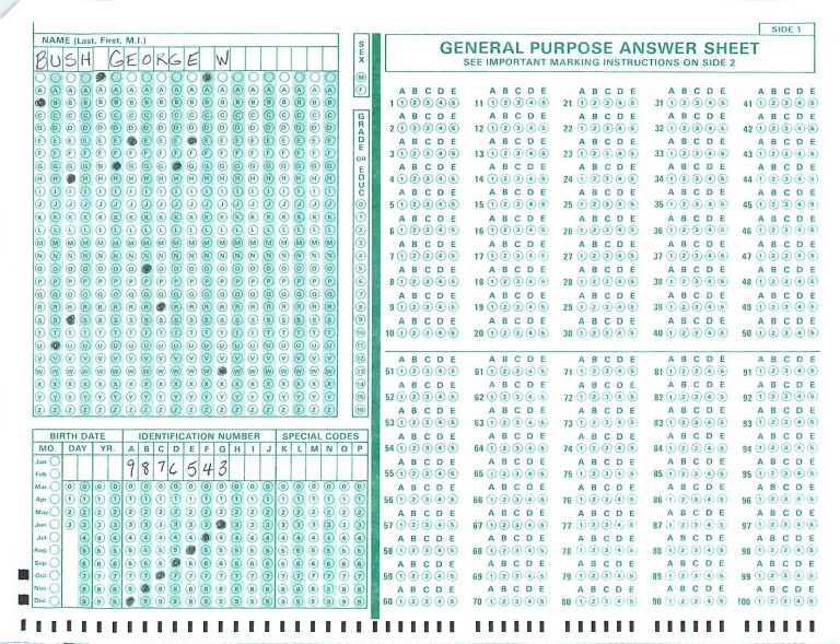 Printable 100 Question Answer Sheet Printable 100 Question Bubble 