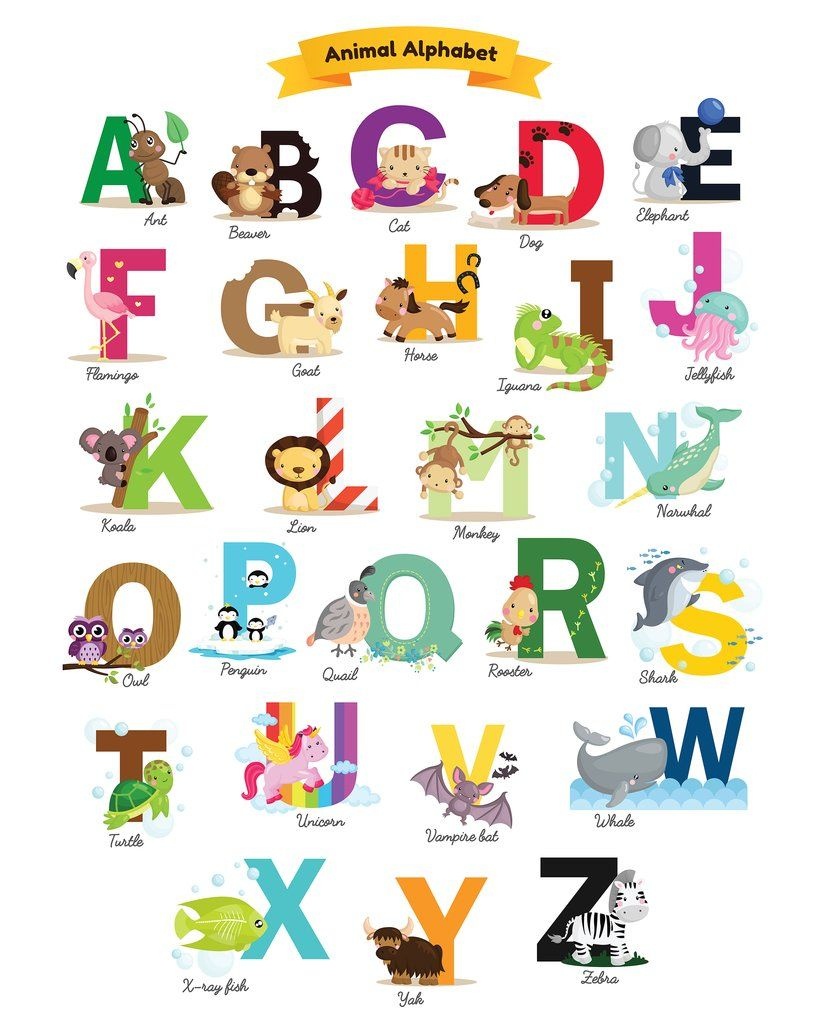 Printable Alphabet Every Child Should Have | Slike | Animal Alphabet - Free Printable Animal Alphabet Letters