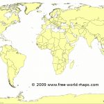 Printable Blank World Maps | Free World Maps   Free Printable World Maps Online