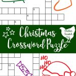 Printable Christmas Crossword Puzzle With Key   Free Printable Christmas Puzzles