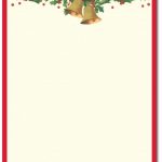 Printable Christmas Letterhead Templates Free Printable Christmas   Free Printable Christmas Letterhead