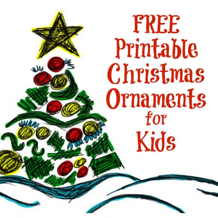 Free Printable Christmas Ornament Crafts