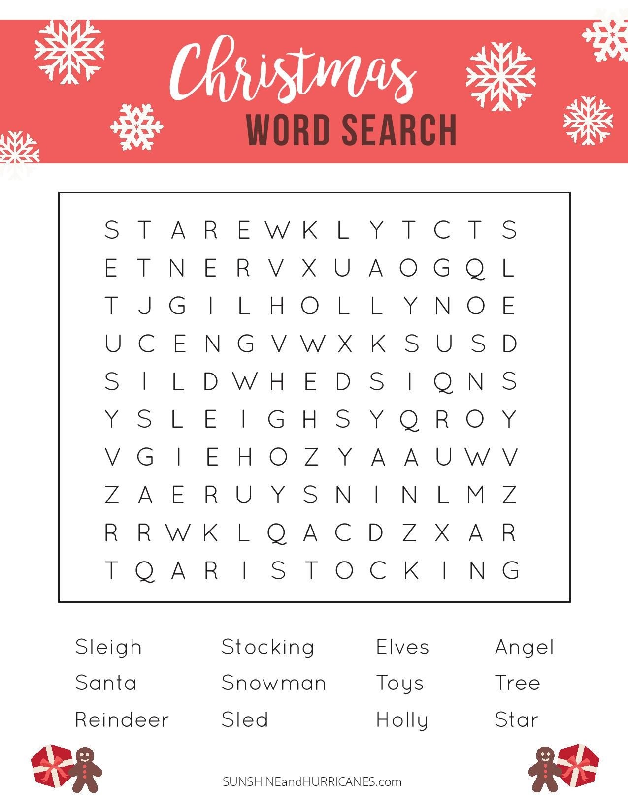 Printable Christmas Word Search | Christmas | Christmas Word Search - Free Printable Christmas Word Games