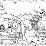 Printable Coloring Pages Of Nativity Scenes For Kids | Coloring   Free Printable Christmas Baby Jesus Coloring Pages