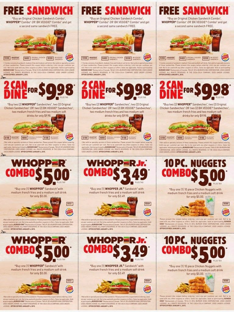Printable Coupons: Burger King Coupons | Famo | Free Printable - Burger King Free Coupons Printable