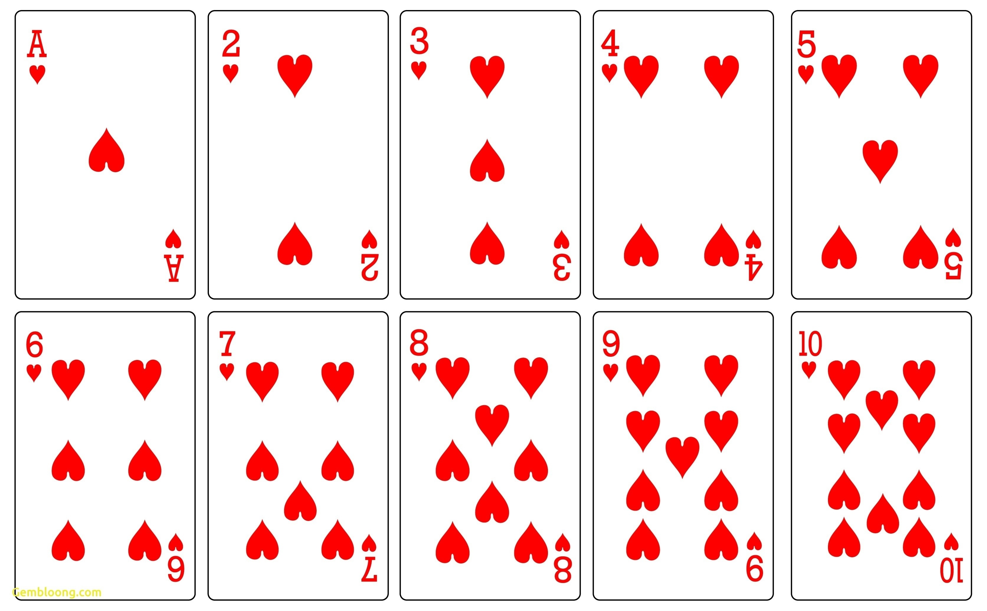 online playing cards deck