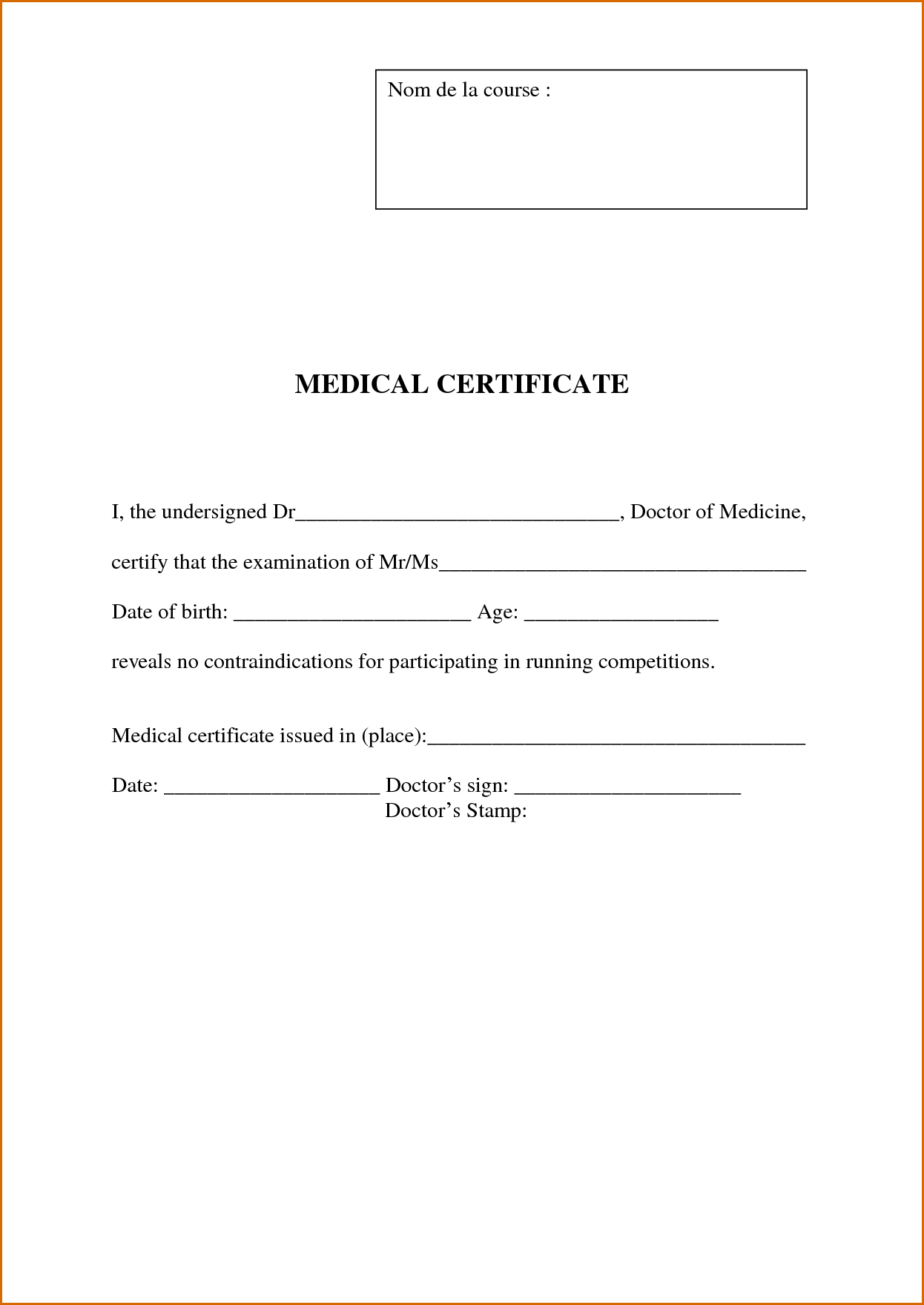 Doctors Note Template 7 Fillable Notes For Word Pdf 25 Free Doctor 