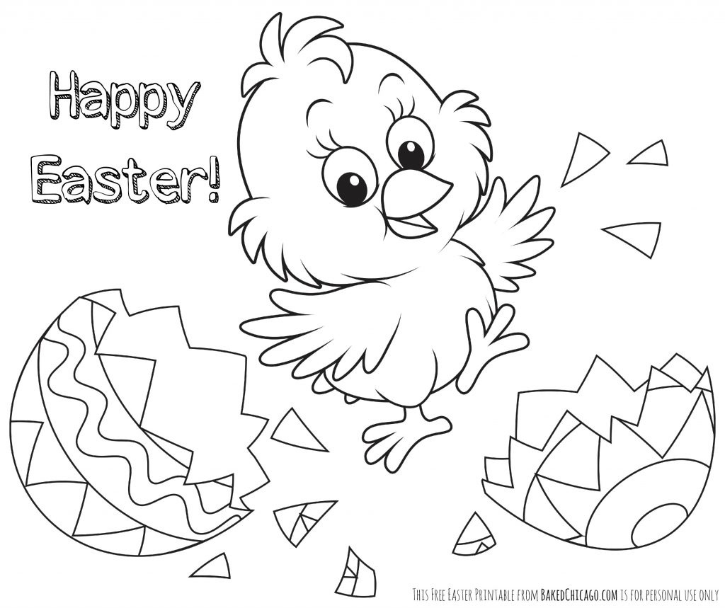 Printable Easter Coloring Pages For Toddlers Free Bunny Sheets Pdf - Free Printable Easter Pages