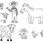 Printable Farm Animals Coloring Pages | Presidencycollegekolkata   Free Printable Farm Animal Pictures