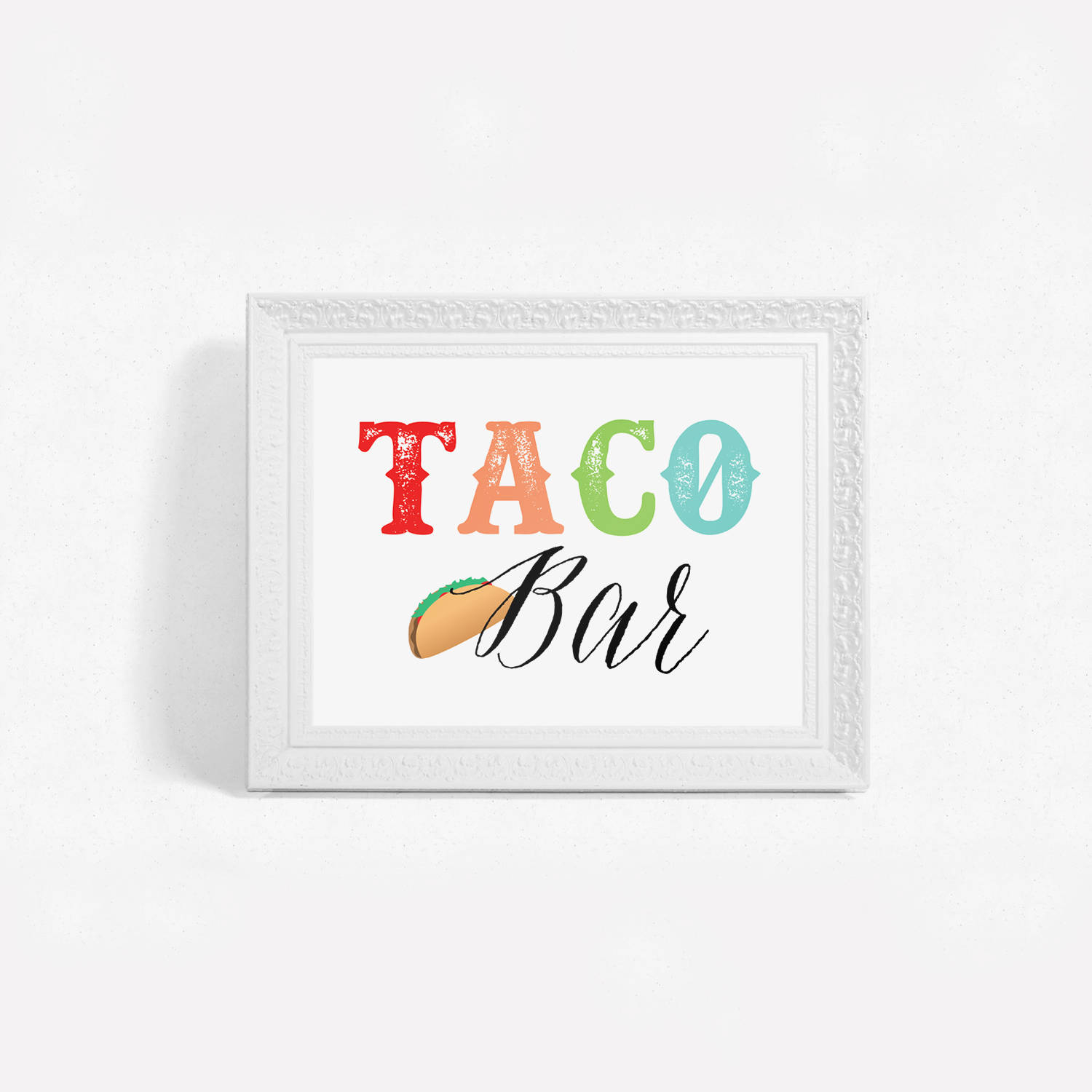 Free Printable Taco Bar Signs Printable Templates