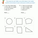 Printable Geometry Worksheets   Riddles   Free Printable Geometry Worksheets For Middle School