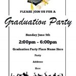Printable Graduation Party Invitations | Party Invitation Card   Free Printable Graduation Announcements