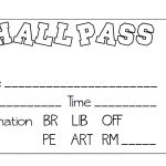Printable Hall Pass   Kaza.psstech.co   Free Printable Hall Pass Template