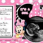 Printable Minnie Mouse Baby Shower Invitations   Free Printable Minnie Mouse Baby Shower Invitations