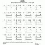 Printable Multiplication Sheet 5Th Grade   Free Printable Multiplication Sheets