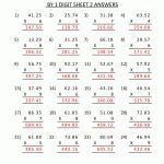 Printable Multiplication Sheet 5Th Grade   Free Printable Multiplying Decimals Worksheets