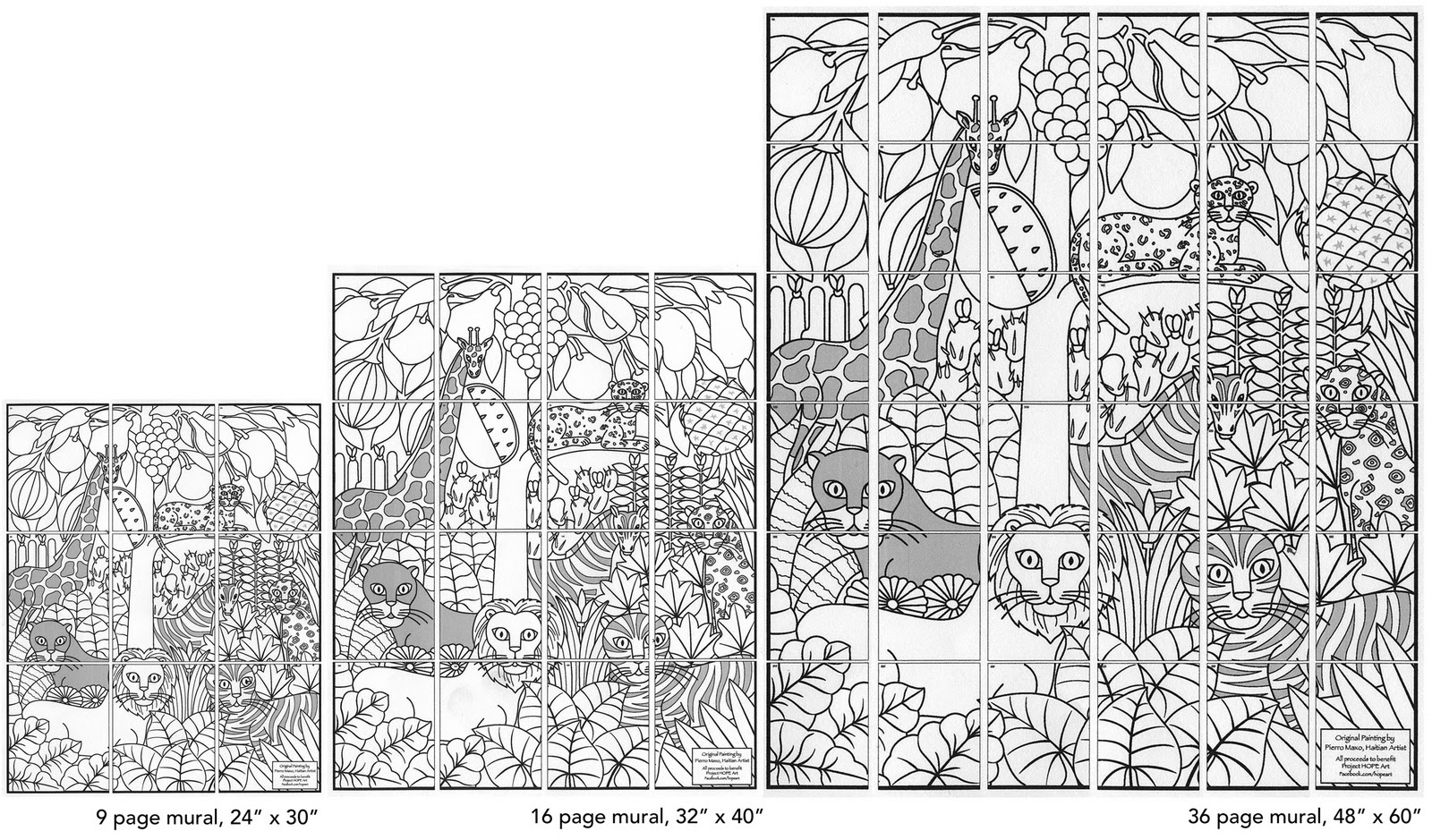 Large Coloring Pages With Color Book Pictures Also Printables Kids 