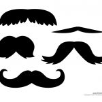 Printable Mustache Templates | Mustaches For Kids   Free Printable Mustache
