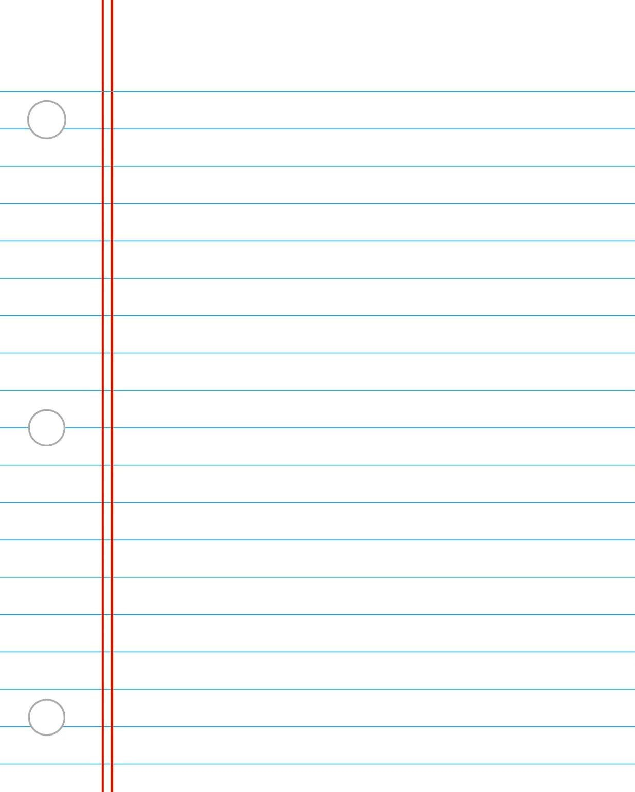 Printable Notebook Paper College Wide Ruled Free Printable Notebook 