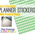 Printable Payday Flag Planner Stickers | Free Planner Stickers | How   Free Printable Keyboard Stickers