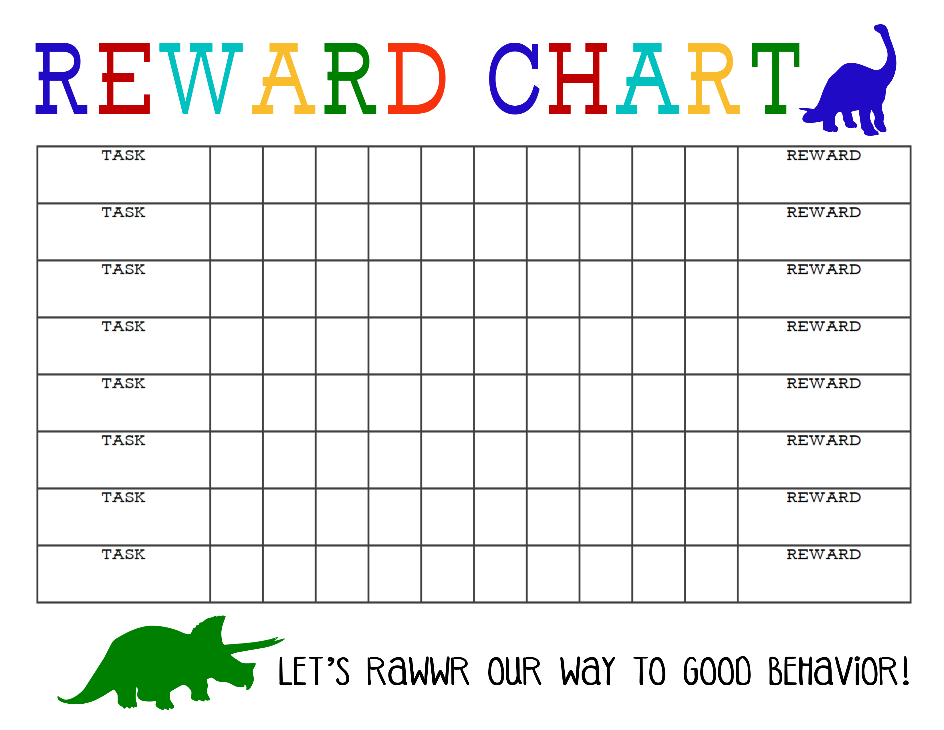 Printable Reward Chart For Kids - Demir.iso-Consulting.co - Free Printable Reward Charts