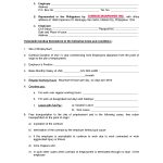 Printable Sample Employment Contract Sample Form | Laywers Template   Free Printable Employment Contracts