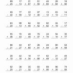 Printable Second Grade Math Worksheets To Free Download   Math   Free Printable Second Grade Worksheets