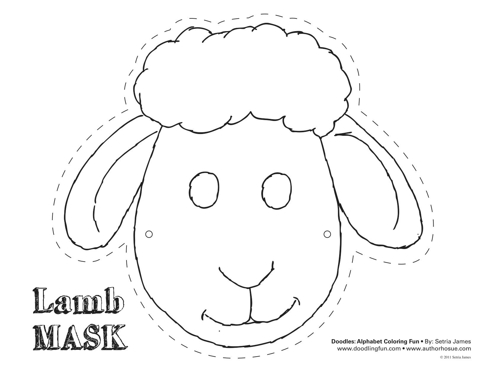 Lamb Mask Template Free Printable Papercraft Templates Free
