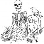 Printable Skeleton Coloring Pages   Coloring Home   Free Printable Skeleton Coloring Pages