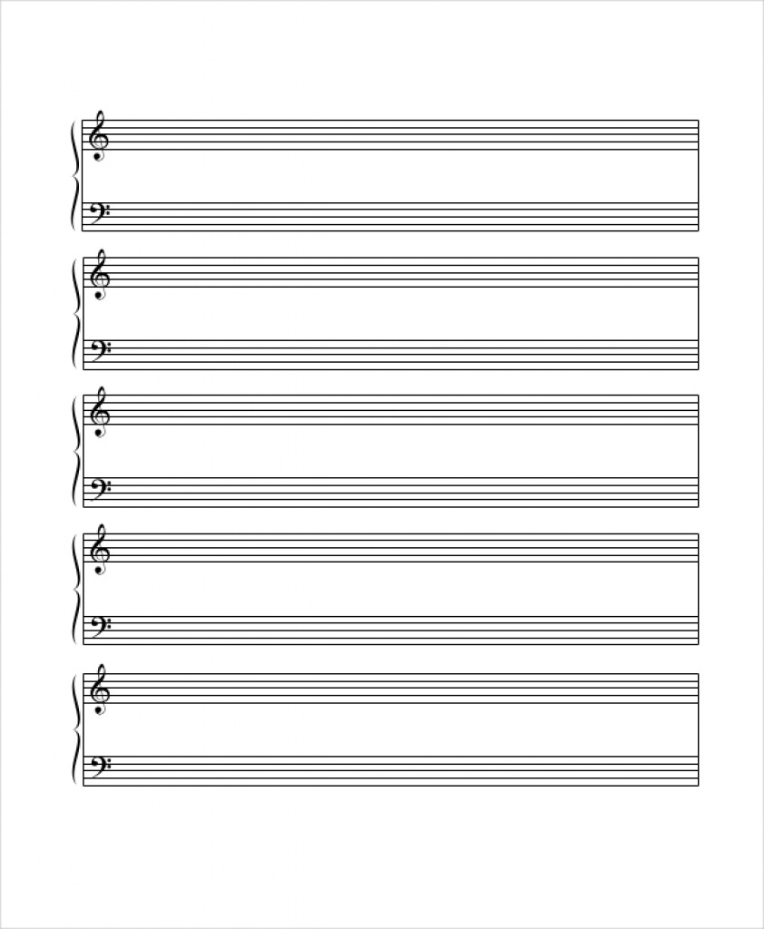 Free Printable Grand Staff Paper Free Printable