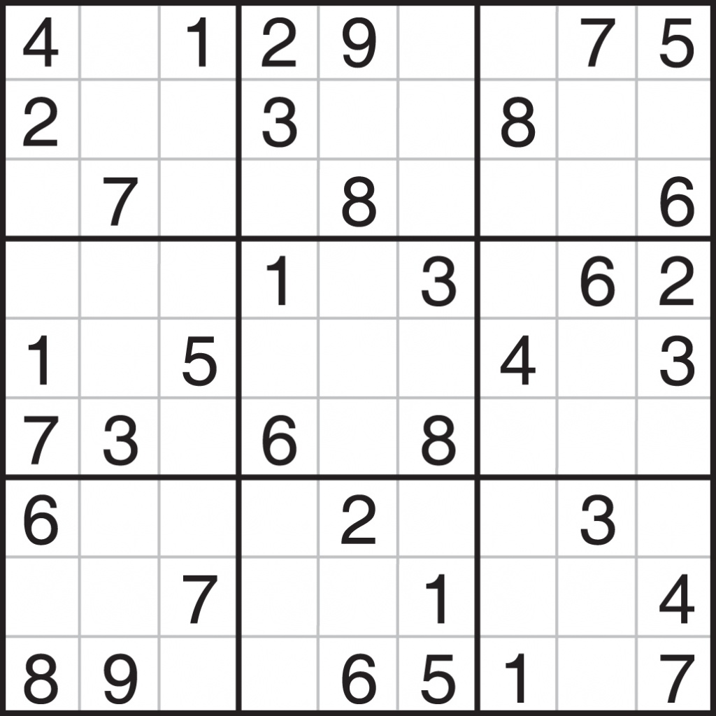 sudoku printable free medium printable sudoku puzzle 1 my free