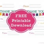 Printable Thank You Notes That Will Make Your Kids Feel Like Rockstars   Free Printable Thank You Notes