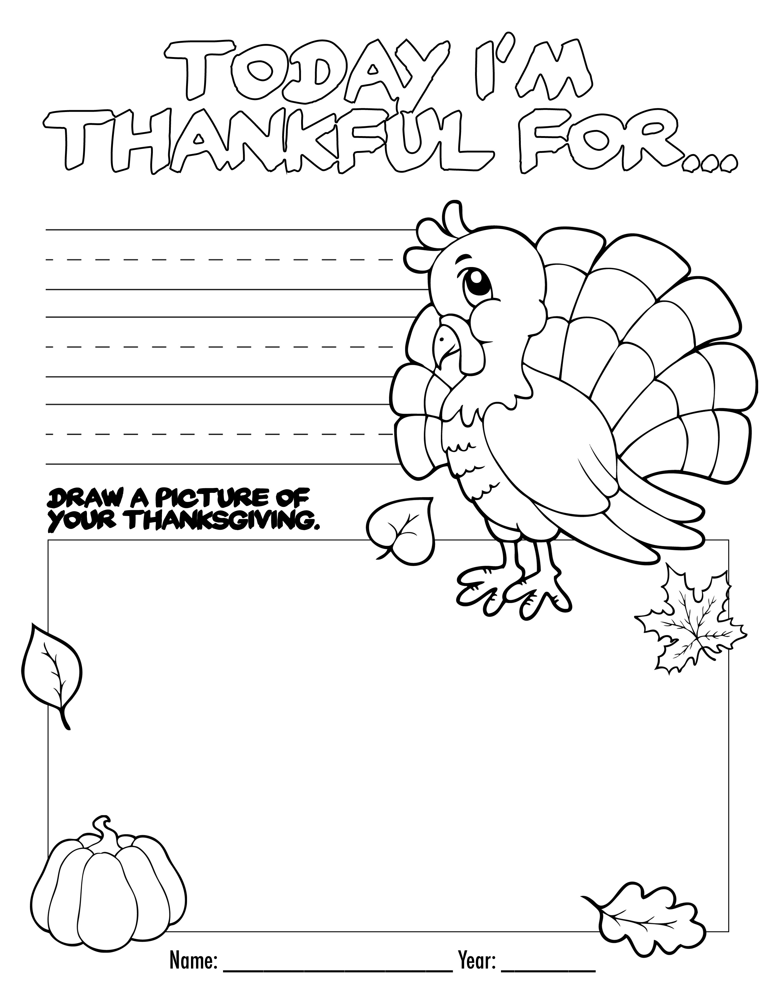 Printable Thanksgiving Book Pages – Happy Easter &amp;amp; Thanksgiving 2018 - Free Printable Thanksgiving Books